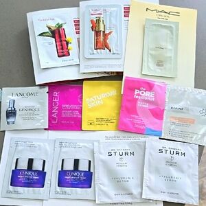 New Skincare Bundle Dr.Barbara Sturm Hyaluronic Serum CLINQUE Clarins LANCER MAC